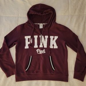 PINK Quarter zip hoodie